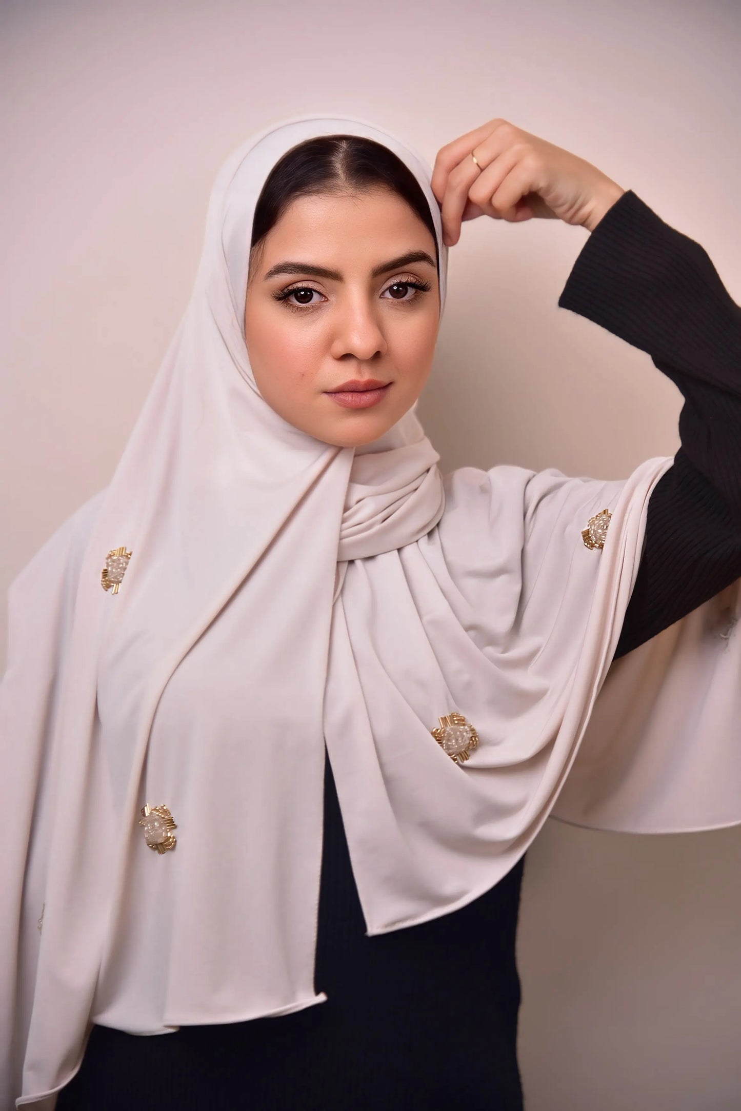 Hijab jersey Diamond Crème JH Scarf