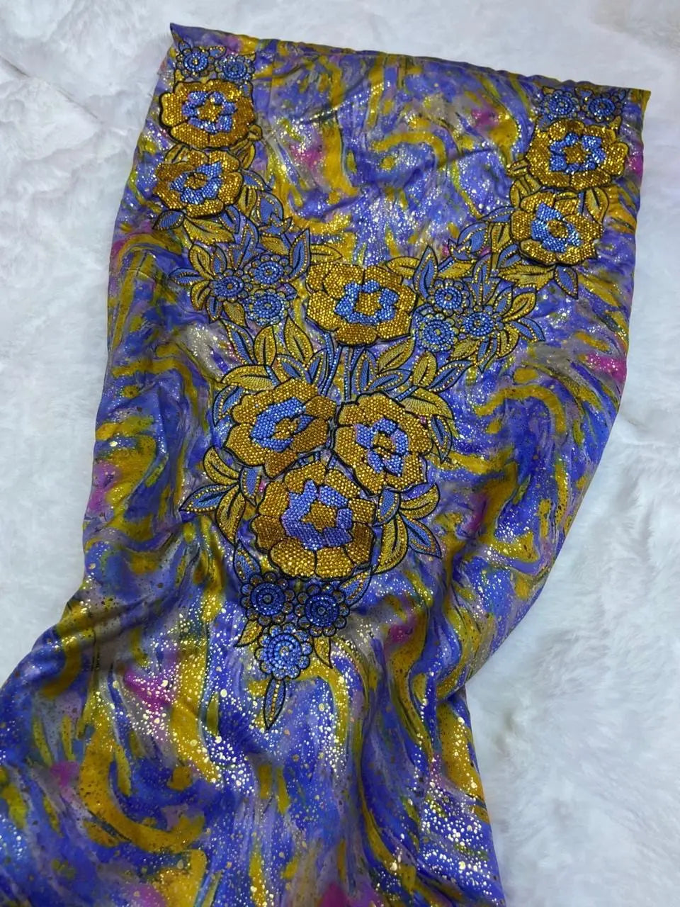 Robe Makhawer 3D Bleu JH Scarf