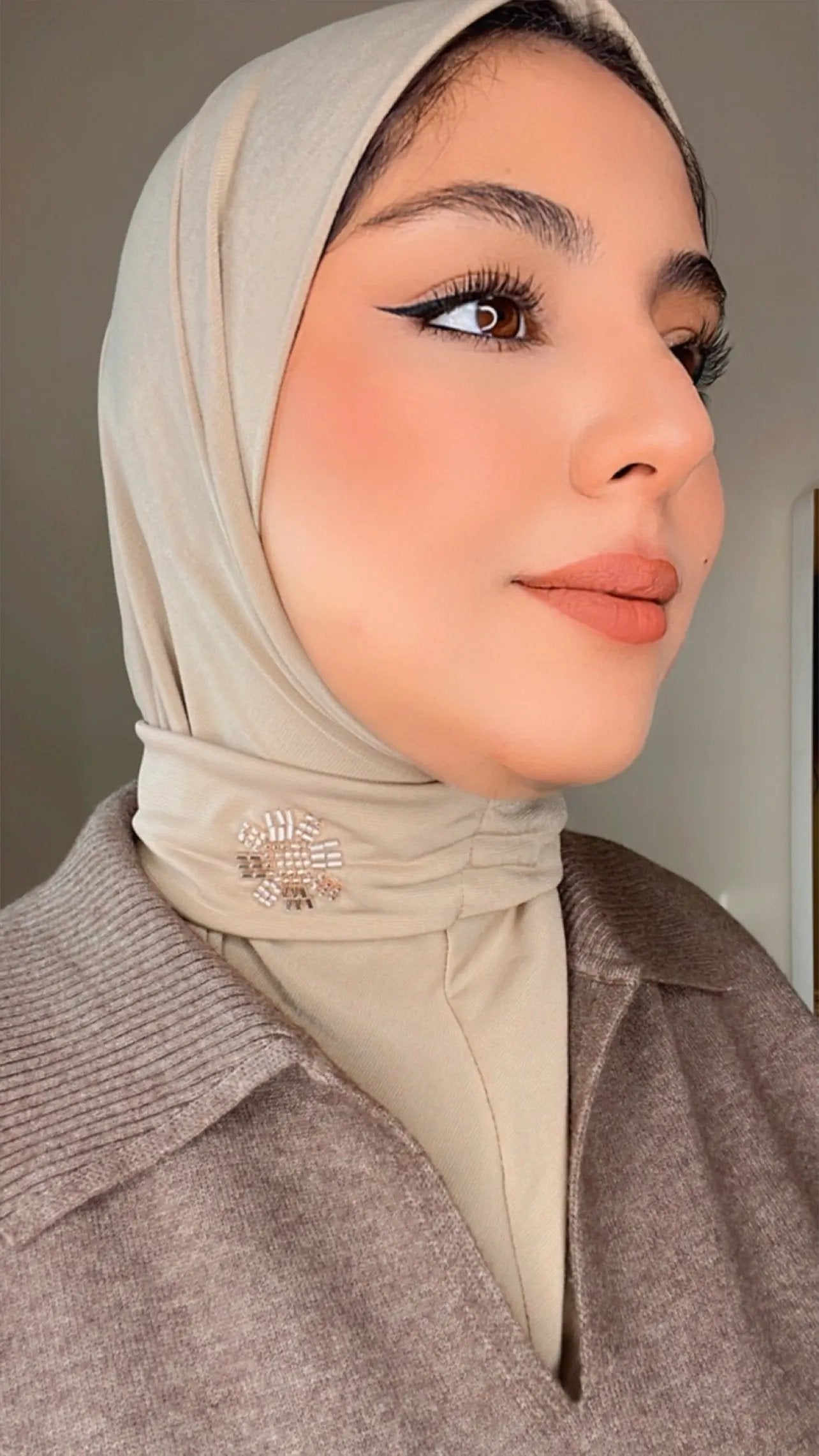 Cagoule Taupe JH Scarf