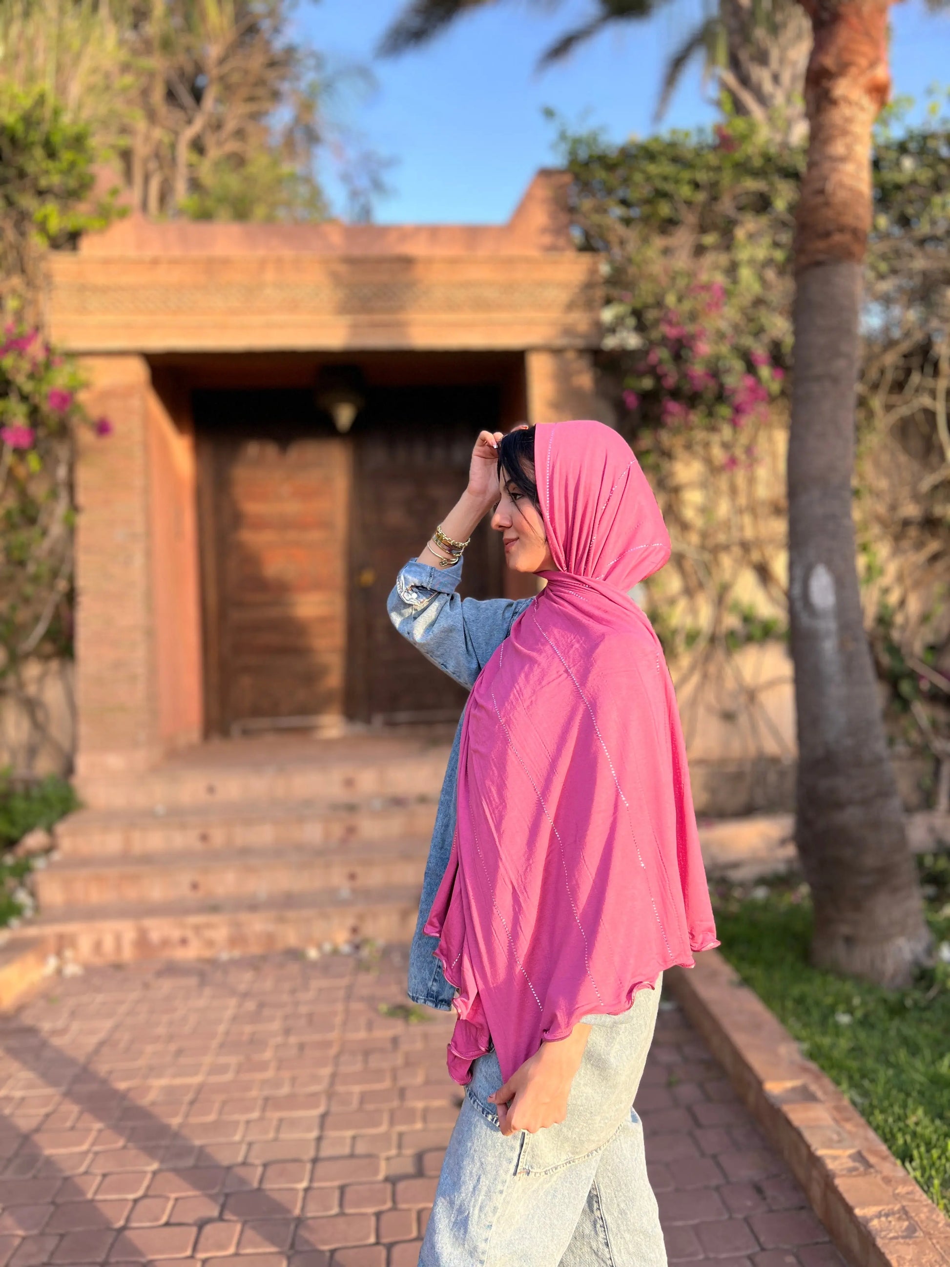 Hijab Jawahir Cerise JH Scarf