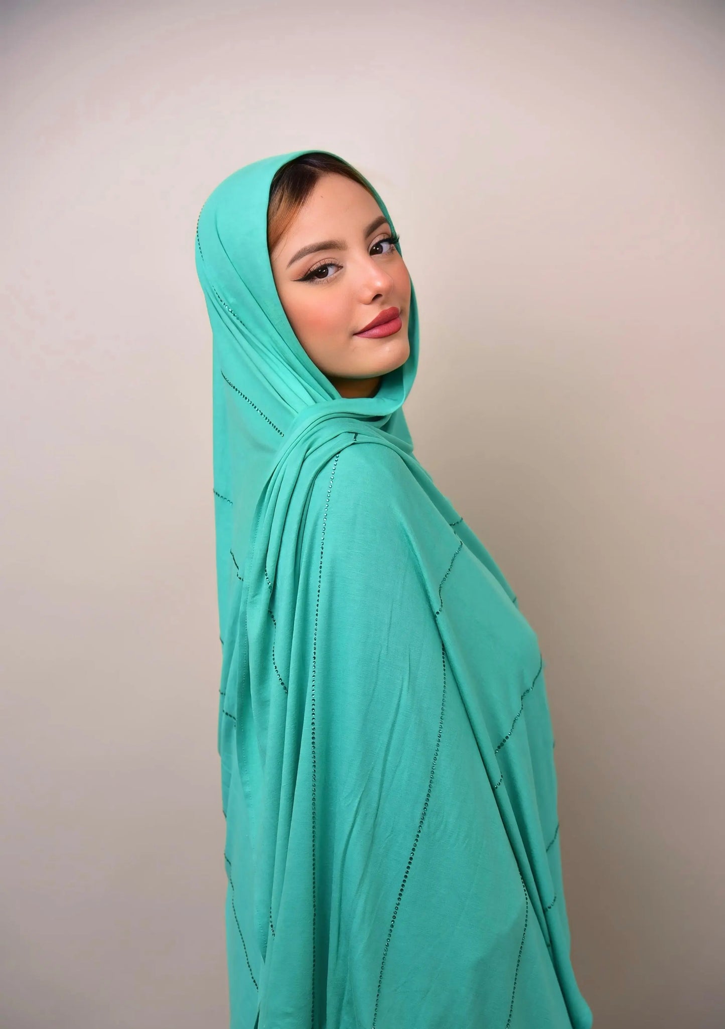 Hijab Jawahir Vert Menthe JH Scarf