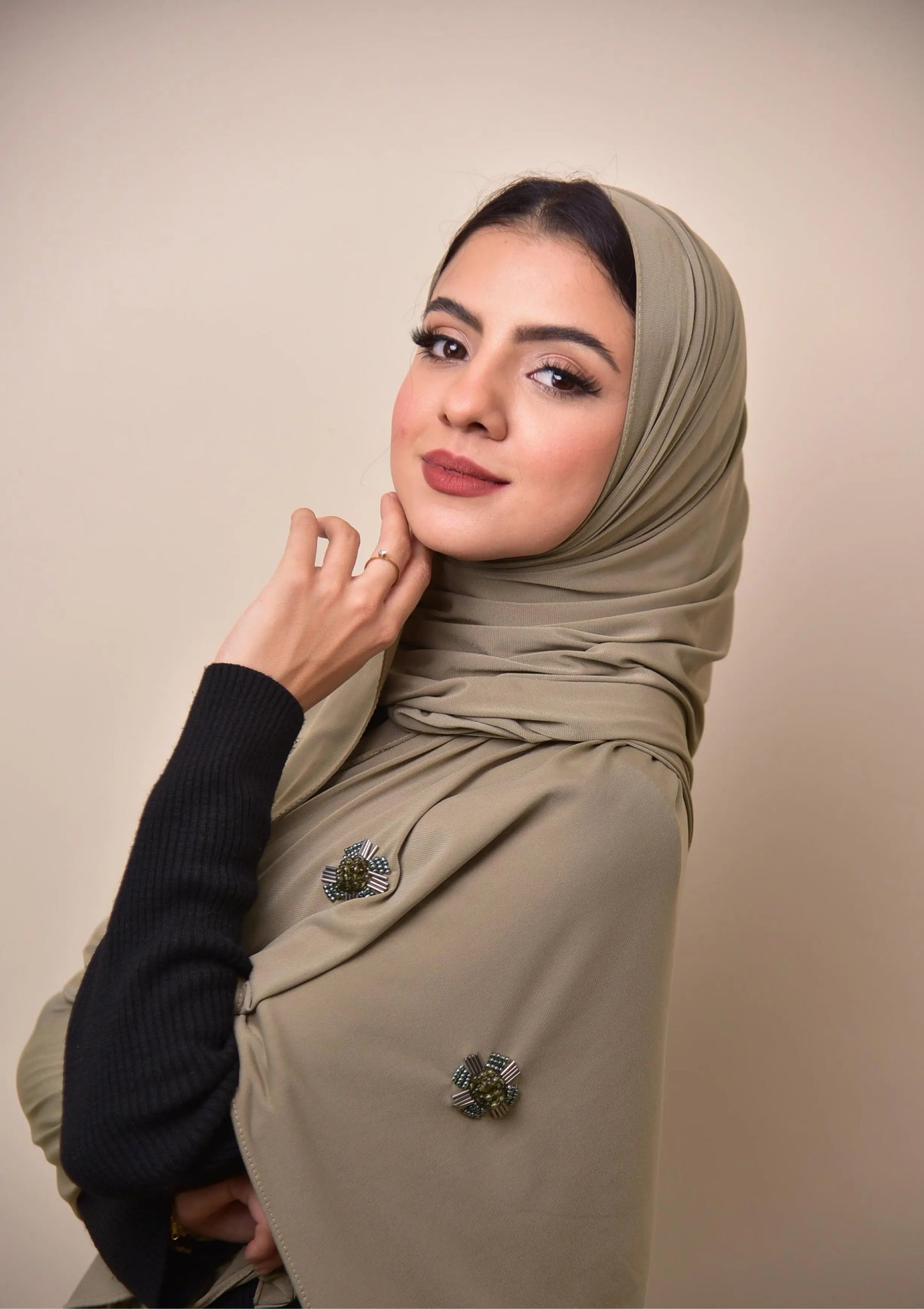 Hijab jersey Diamond Olive JH Scarf