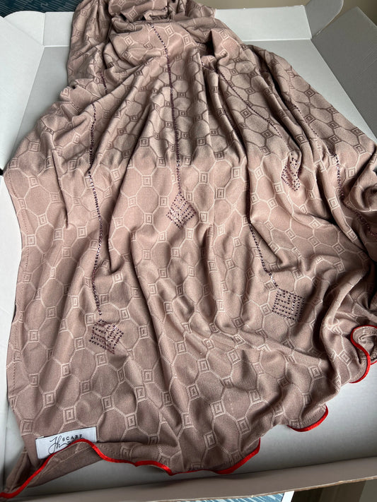 Royal Blush ligne rouge JH Scarf